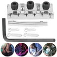 thumbnail image 3 of Electric Guitar String Lock Nut, Metal Electric Guitar String Lock Nut With Headstock String Retainer Bar Screw Hex Wrench Replacement, 3 of 8