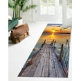 thumbnail image 4 of Sunset and Sea Landscape Rugs, Landscape Rug, Outdoor Rugs, Sea Landscape Rug, Bridesmaid Gift Rug, Farmhouse Rugs, Customs Rugs, Large Rug, 2.6'x9.2' - 80x280 cm, 4 of 7