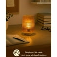 thumbnail image 5 of Battery Operated  with Timer, Cozy Table Lamps for Dorm, Cordless Decorative Amber Set of 2, 5 of 6
