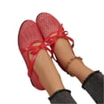 thumbnail image 7 of Willtoo Women's Mesh Ballet Flats Buckle Strap Comfortable Ballerina Shoes Ladies Fishnet Slip-on Casual Dress Mary Jane Flats, 7 of 7