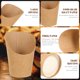 thumbnail image 2 of EeaseMX UPKOCH 100 vasos de papel Kraft de 14 oz, cajas desechables para palomitas de maíz, para llevar helados y papas fritas., 2 of 7