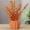 Orange, variant on Zougou Fall Decor - Plastic Pumpkin Vase, Fall Table Centerpieces Thanksgiving Farmhouse Neutral Harvest Decorations For Home Indoor Dining Room Kitchen White 11X11X11Cm