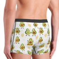 thumbnail image 3 of Fotbe Lovely Avocado Men’s Total Support Pouch Boxer Briefs, X-Temp Cooling, Moisture-Wicking Underwear, Regular, Long-leg and Trunk-Small, 3 of 6