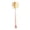 Red1, variant on Long Handle Back Scrubber for Shower - Double Sided Body Brush with Bristles & Mesh Loofah, Bath Scrubber for Exfoliating and Body Cleaning for Men, Women, Elderly