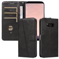 thumbnail image 1 of Phone Case for Samsung Galaxy S8 Magnetic PU Leather Card Slots Durable Wallet Cover, 1 of 5