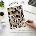 thumbnail image 4 of FMSHPON Print Leopard Clipboard Hardboard Wood Nursing Clip Board and Pull for Standard A4 Letter 13x9 inches, 4 of 7
