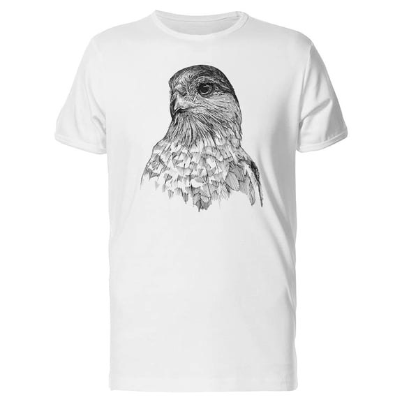 Black And White Hawk Head Tee Men's -Image by Shutterstock
