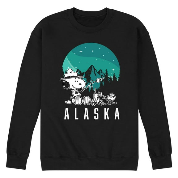 Peanuts - Beagle Scout Alaska - Men's Crew Neck Fleece Pullover