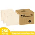 thumbnail image 2 of Manilla Folders SUNEE tamaño carta (21,6 x 27,9 cm), 250 unidades por caja, 2 of 7
