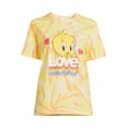 thumbnail image 5 of Looney Tunes Juniors’ Free to Love Tweety Graphic Print Tank Top, 5 of 5