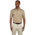 thumbnail image 3 of Harriton Chemise à Manches Courtes en Sergé pour Hommes Easy BlendTM avec Libération de Taches, 3 of 4