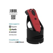 Socket Mobile DuraScan® D740, Universal Barcode Scanner, Red & Charging Dock - Wireless Connectivity - 19.50 Scan Distance - 1D, 2D - Laser - Bluetooth - Red