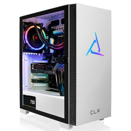 CLX SET Gaming Desktop - Liquid Cooled Intel Core i7 12700KF 3.6GHz 12-Core Processor, 32GB DDR4 Memory, GeForce RTX 3070 8GB GDDR6 Graphics, 500GB SSD, 4TB HDD, WiFi, Windows 11 Home 64-bit