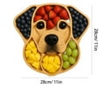 thumbnail image 2 of AWINQQY Fruit Platter Tray for Parties, Dog Themed Charcuterie Platter, Wooden Dog Themed Platter for Fruit, Cheese and Meats, Decorative Cutting Board Gift for Dog Lovers, Dog Party, 2 of 6