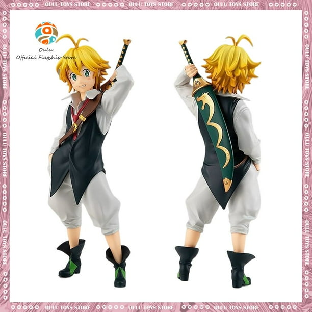 Figura de Anime de los siete pecados capitales de 15cm, figura de acción de Meliodas, figura del juicio del dragón Pop, juguete de decoración de escritorio de Pvc para regalo hola suerte unisex