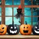 thumbnail image 4 of Muñeca de Halloween Decoración suave y cómoda de fantasmas y brujas 1 pieza (gato negro) oso de fresa Electrónica, 4 of 5