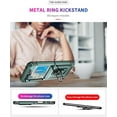thumbnail image 6 of for Samsung Galaxy Z Flip 5 Case with Hinge Protection and 360°Rotate Ring Magnetic Kickstand, Samsung Z Flip 5 Phone Case for Samsung Galaxy Z Flip 5 5G (MintGreen), 6 of 16