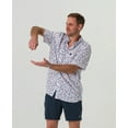 thumbnail image 3 of Burlebo Men's Performance Short Sleeve Button Up Shirt (Grillmaster, Large), 3 of 5