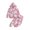 Pink, variant on Kkkded Toddler Baby Kids Long-Sleeved Hooded Outfits for Girls Print Zip Sweatsuit Tops Casual Trousers Sprinting Fall 2PCS Set 2-6T