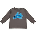 thumbnail image 3 of Inktastic Jet Airplane Childs Plane Boys or Girls Long Sleeve Toddler T-Shirt, 3 of 5