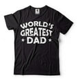 thumbnail image 2 of Mens Dad shirt World's Greatest Dad Shirt Fathers Day Dad Shirt Dad Birthday Tee Greatest Dad shirt (Small Military Green), 2 of 6