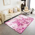 thumbnail image 1 of Princess Castle Area Rug 3'x5',Romantic Love Heats Fairy Tale Floral Decorative Rug for Bedroom Playroom Backyard,Pink Blooming Roses Flowers Girly Non Slip Carpet for Kids Adults, 1 of 5