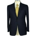 thumbnail image 1 of Men's 2 Button Style Jacket Super 100' Wool Business ~ Wedding 2 Piece Side Vented 2 Piece Suits For Men, 1 of 1