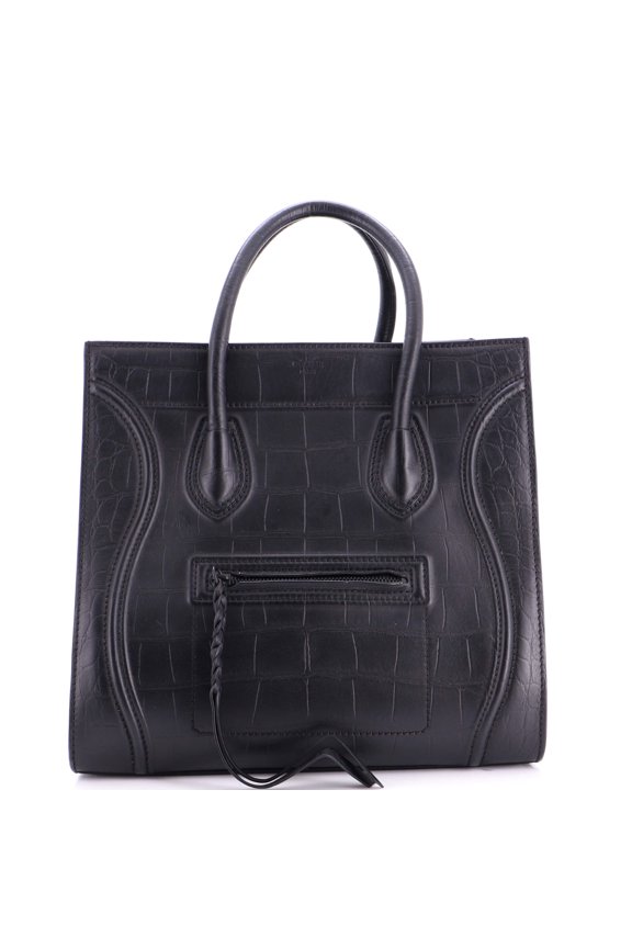 Pre-Owned Phantom Bag Crocodile Embossed Leather Medium By Rebag