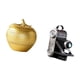 thumbnail image 5 of Escultura moderna de resina con forma de fruta y cámara para mesa, estantería, comedor, dormitorio, oficina, armarios, bar, decoración familiar., 5 of 8