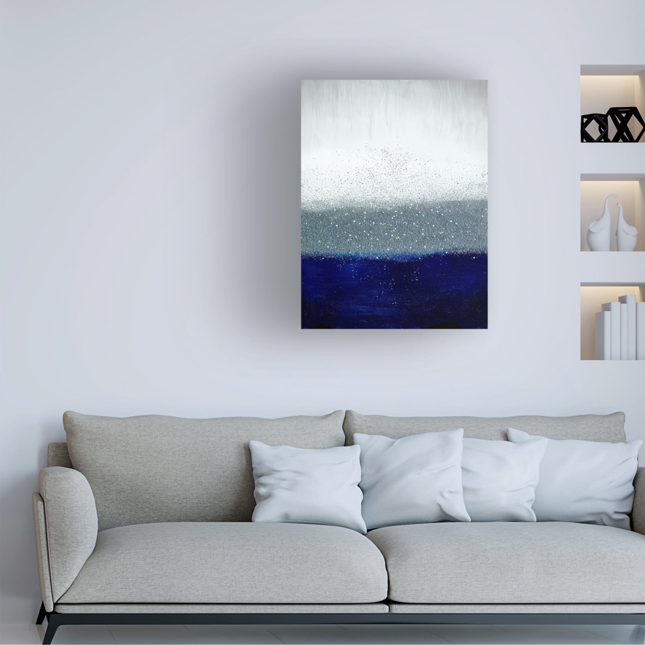 Trademark Fine Art Alyson Storms Indigo Dream Canvas Wall Art