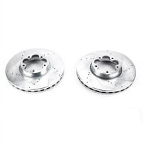 Power Stop AR85177XPR Evolution Drilled & Slotted Rotors -Front