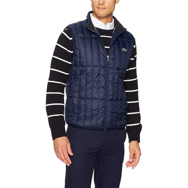 Lacoste - Chaleco acolchado para hombre, color azul, XXX-Large