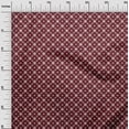 thumbnail image 3 of oneOone Polyester Spandex Maroon Fabric Asian Ikat Fabric For Sewing Printed Craft Fabric By The Yard 56 Inch Wide, 3 of 4