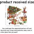 thumbnail image 2 of Christmas Wall Decals Santa Claus Wall Arts Colorful Christmas Tree Wall Decor Cartoon Wall Sticker Decoration for Christmas Winter Party Decoration Mixed Color, 2 of 6