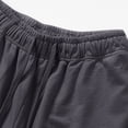 thumbnail image 5 of DDAPJ pyju Birthday Gifts! Men's Cotton Sweat Shorts Lightweight Drawstring Athletic Workout Shorts Sports Basketball Shorts with Pockets Gray S, 5 of 9