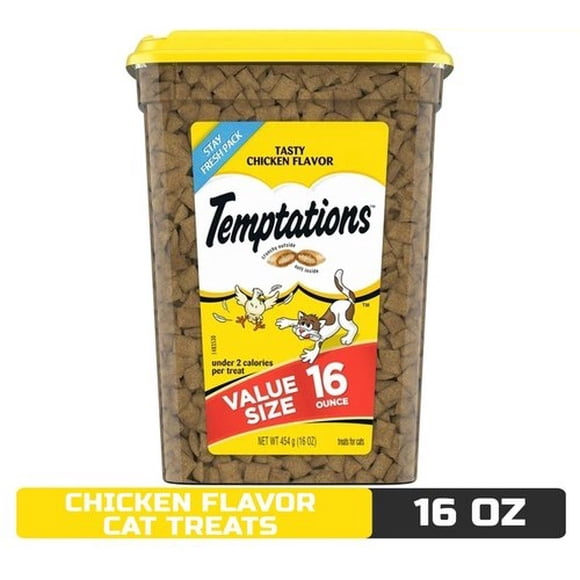 Temptations Alimento Premio Para Gato 454gr 16oz Sabor Pollo