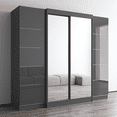thumbnail image 2 of Aria 2D120-EXEX Wardrobe with 2 Mirrors, 2 of 6