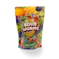 thumbnail image 4 of FirstChoiceCandy Sweet & Sour Gummy Worms, Multi Flavors and Solid Colors (1 Pound, Sour Mix Fruit), 4 of 9