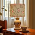thumbnail image 6 of Linen Drum Lampshades Pink Rose Floral Green Leaves Elegant Vintage Spring Decor 13"x13"x10" Light Shade for Table Lamps Floor Lamp Shades Lampshade Replacement Assembly Required, 6 of 8