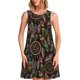 thumbnail image 1 of Fotbe Decorative Feathers Vestido de Verano sin Mangas para Mujer – Vestido Midi Línea A, Estilo Camiseta Floral, Vestido Playero Casual y Fluido, 1 of 7