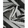 thumbnail image 3 of Unique Loom Outdoor Modern Collection Area Rug - Greyscale (2' x 8' Runner Black and White), 3 of 6