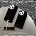 thumbnail image 2 of Funda De La Marca Casetifg Con Caja Negro COOL Mirror Teléfono Compatible Para iPhone 11 12 13 14 Pro Max 14 Plus Trasera A Prueba De Golpes De Silicona Dura, 2 of 4