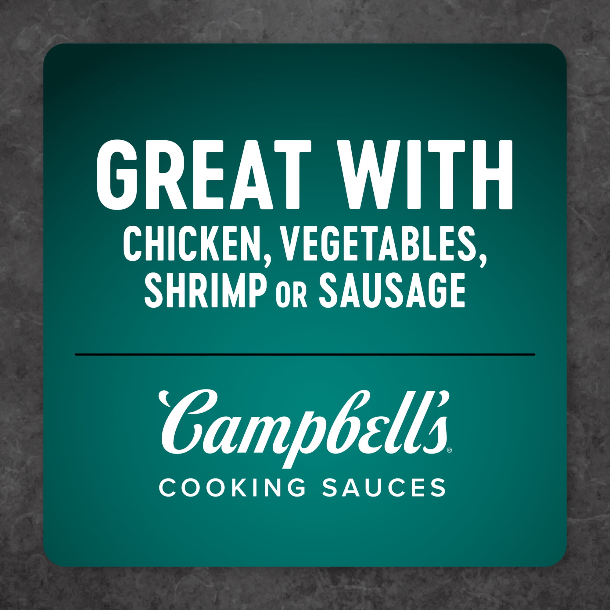 Campbell's Cooking Sauces, Creamy Garlic Butter Sauce, 12 oz Pouch
