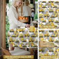 thumbnail image 5 of Excavator and Crane Yellow Pattern Round Tablecloth 60"x60", Wrinkle Resistant Wipeable Table Cover for Kitchen Dining Room Picnic Patio and Party, 5 of 6