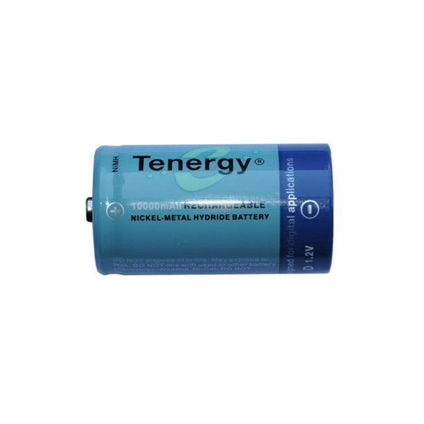 12-Pack D Tenergy Batteries NiMH (10000 mAh)