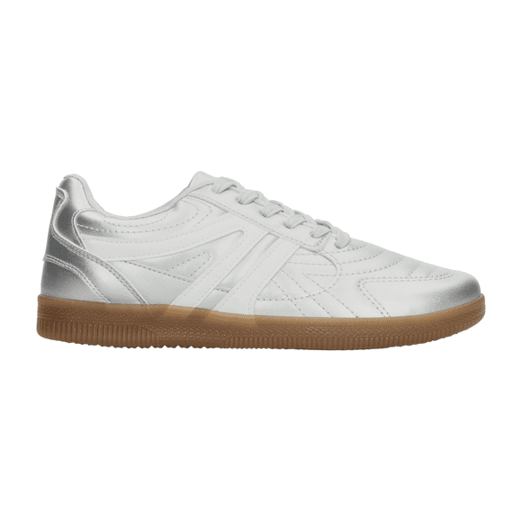 Tenis Efe Mujer Plateado Casual Fiesta Cómodo Cintas Ajustables plateado 26