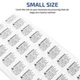 thumbnail image 4 of Miangastore Warning Sticker Roll Adhesive Material 500 Sheets 1.2x0.8in, 4 of 9