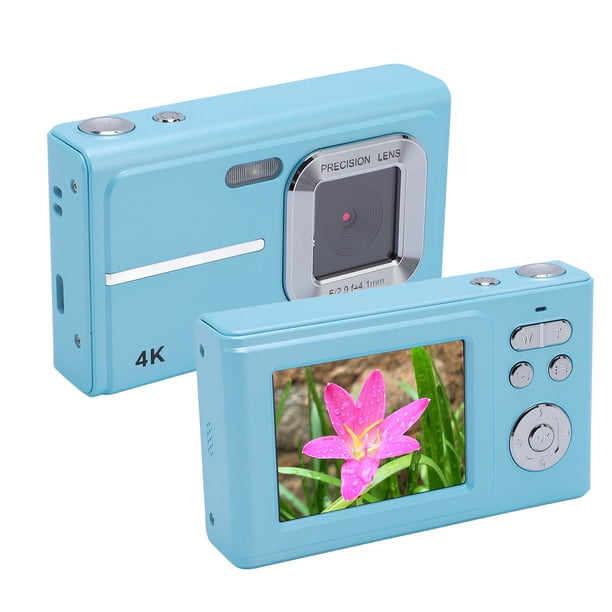 Cámara Digital De Niños 16x Zoom Cámara De Enfoque Automático, Cámara De Viaje Portátil Para Fotografía, Cámara Compacta Con Pantalla De 2.4 Pulgadas