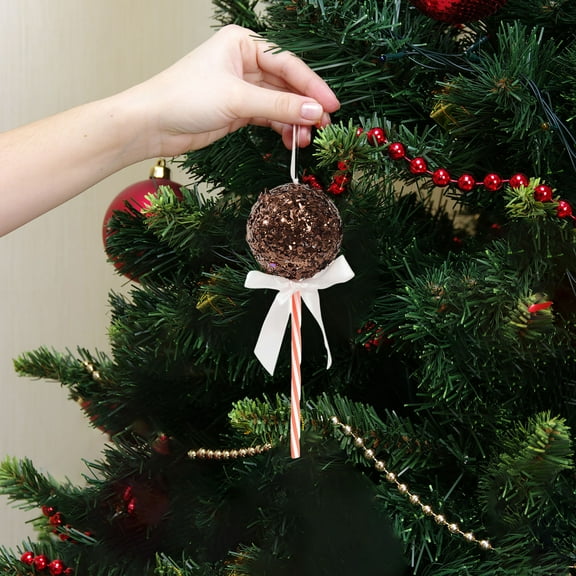 Vrorvz Christmas Ornaments Foam Garlands with Festive Appeal for Warm Indoor Decor and Sustainable Family Traditions 10.2x3.5x6.3in Brown