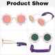 thumbnail image 3 of Baby Sunglasses, 2PCS Flower Polarized Infant Sunglasses with Adjustable Strap Newborn Infant Boys Girls Age 0-24 Months, 3 of 5